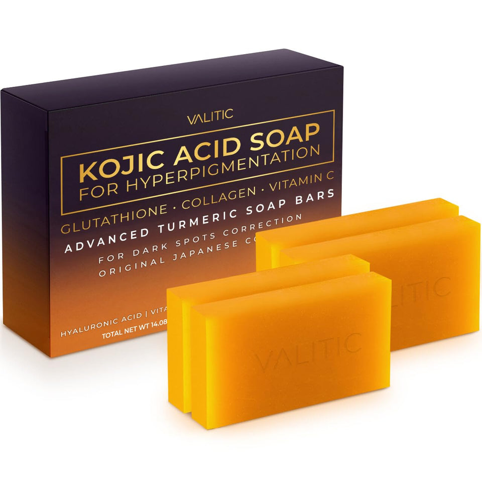 VALITIC front packaging showing bar for brighter skin
