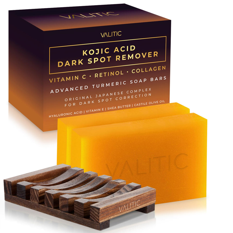 VALITIC front packaging showing two bars and holder for neat storage and convenience