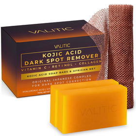 VALITIC front packaging showing two bars and sponge for convenience