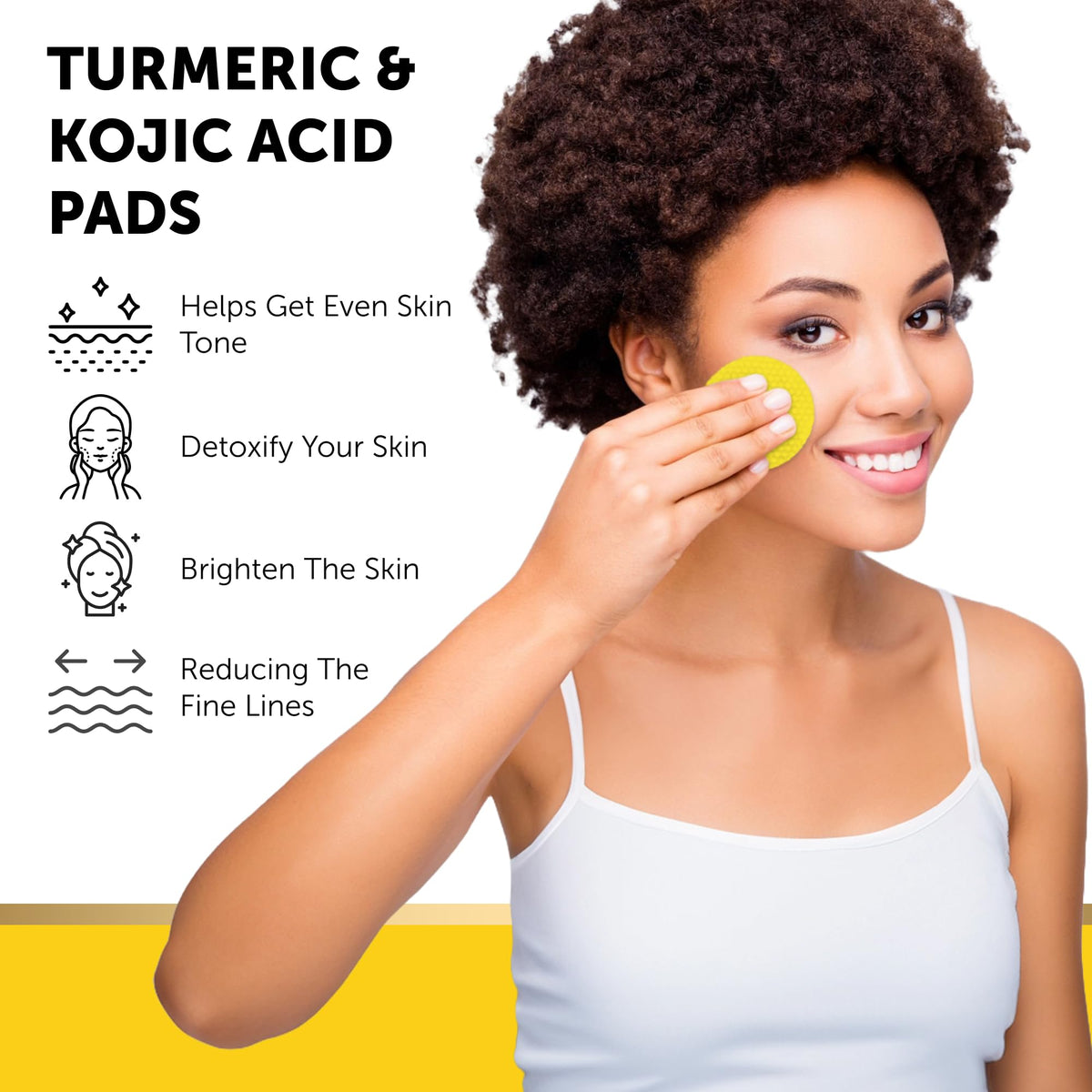 VALITIC ingredient bottles featuring vitamin C and alpha-arbutin, targeted brightening support