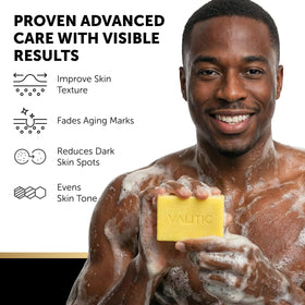 VALITIC ingredient label with vitamin C retinol collagen highlighted for ingredient transparency