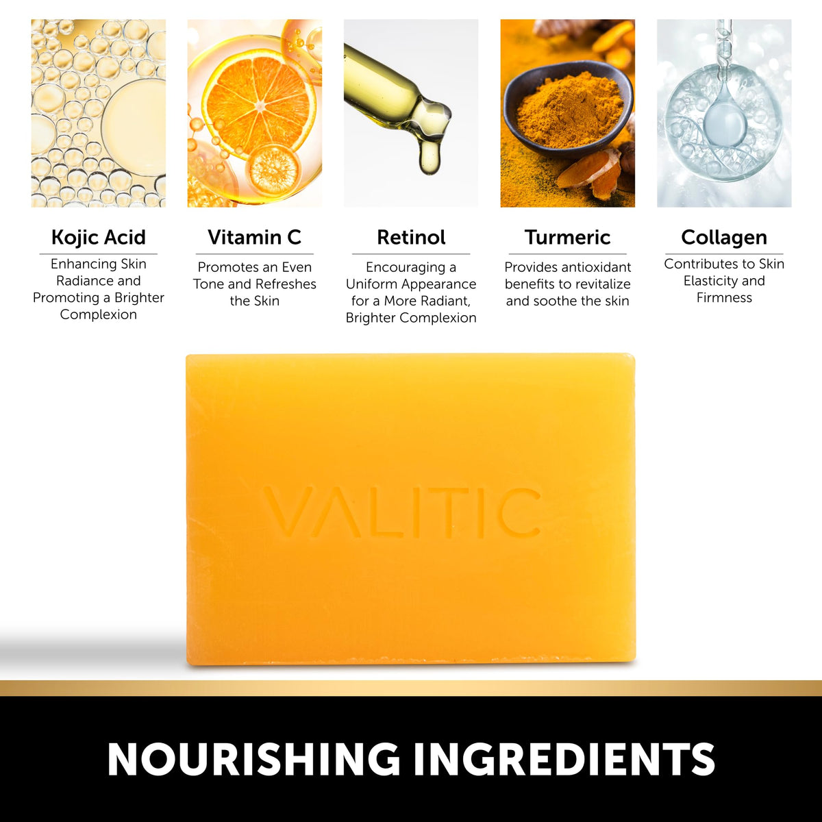 VALITIC open bar showing label for ingredient transparency and trust