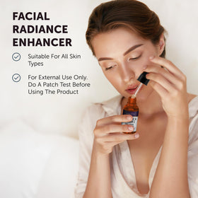 VALITIC serum being applied on hand demonstrating hydration and smooth feel