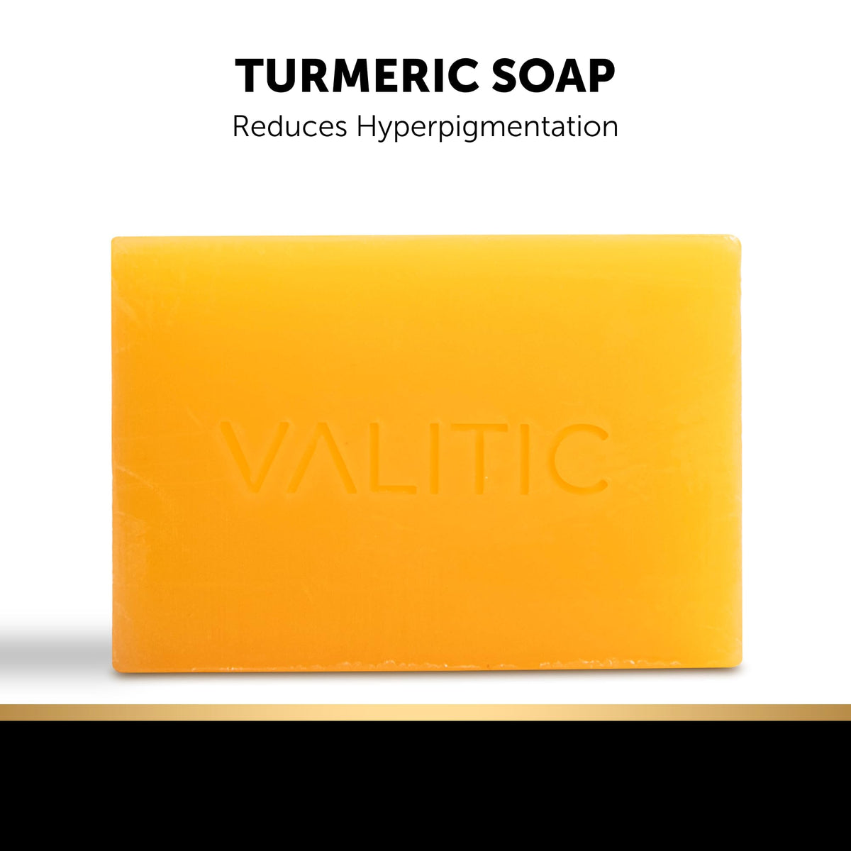 VALITIC soap bar in hand for size comparison and travel-friendly benefit