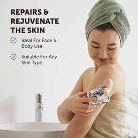 VALITIC soap used in shower demonstrating full body cleansing benefit