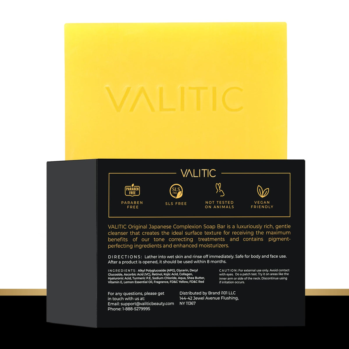 VALITIC two-pack box display presenting value and ready-to-use supply for regular use