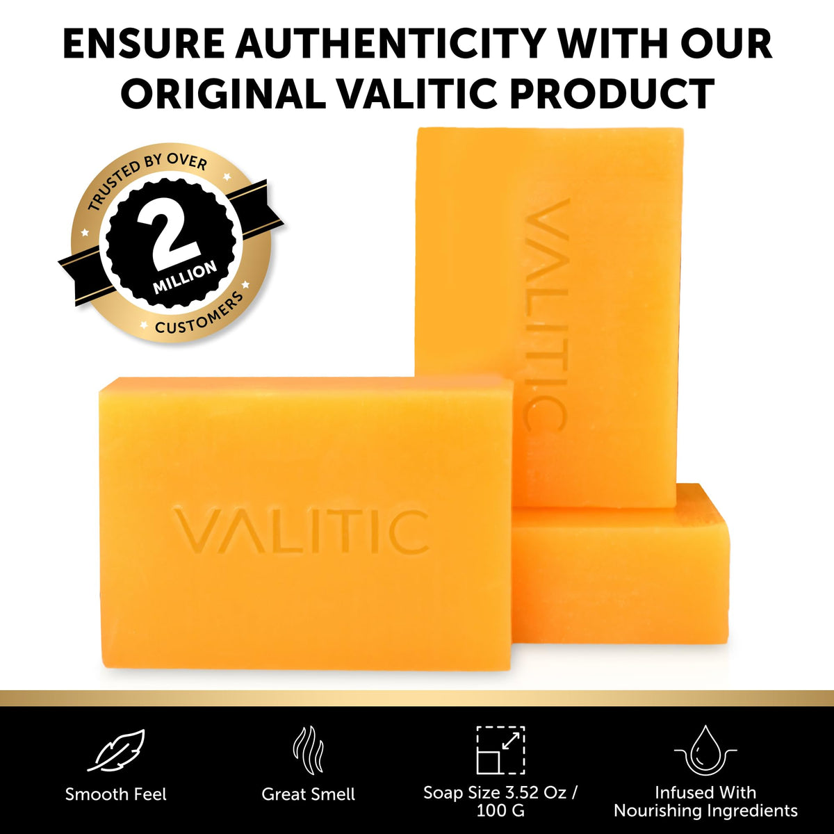 VALITIC two-pack open box emphasizing value and ready-to-use presentation