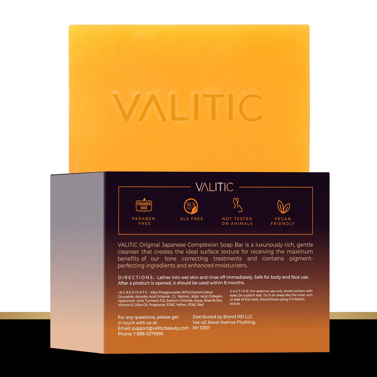 VALITIC demonstration using soap on face and body illustrating versatile application