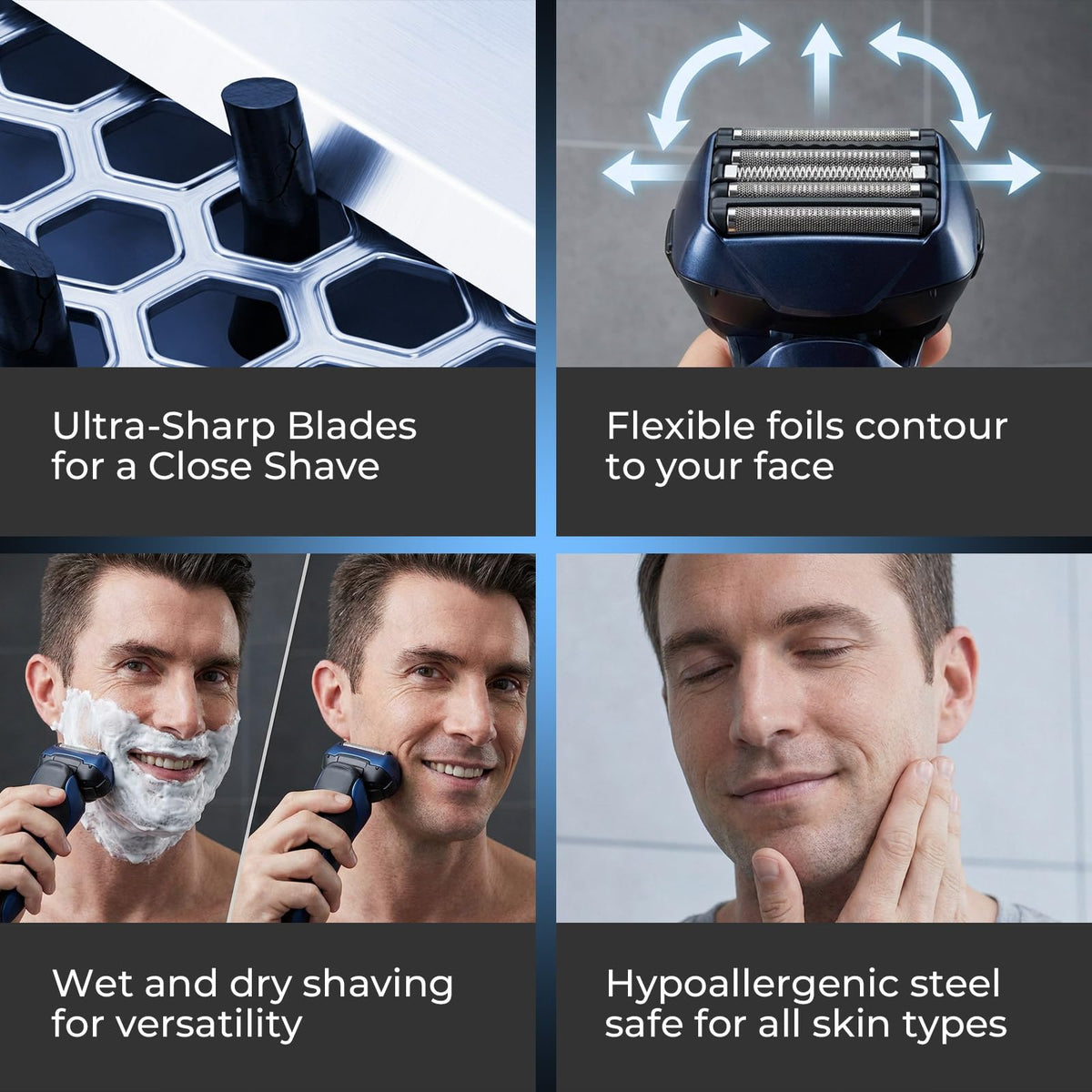 VALLNEI cleaning brush and replacement parts showing easy maintenance and hygiene benefit