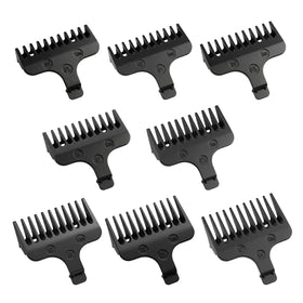 VALLNEI front view of eight guide combs showing full set and sizes for quick selection