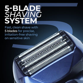 VALLNEI installed on Panasonic shaver showing accurate fit and ready-to-shave convenience