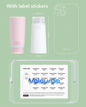 Valourgo close-up triple-layer cap demonstrating secure leak protection