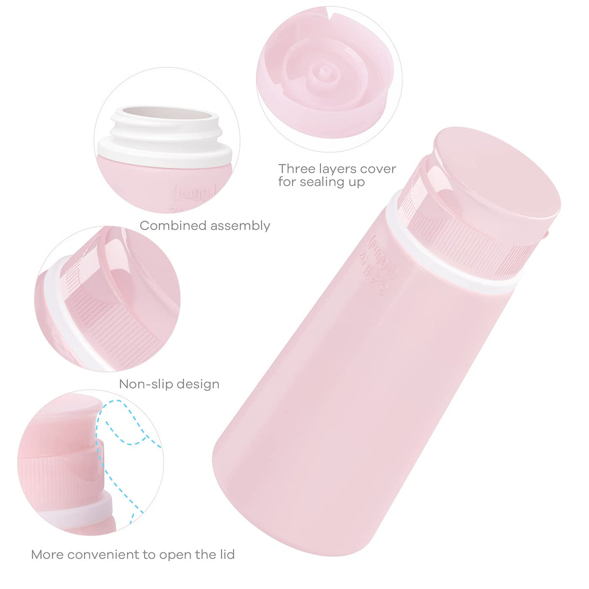 Valourgo silicone texture being squeezed for effortless dispensing benefit