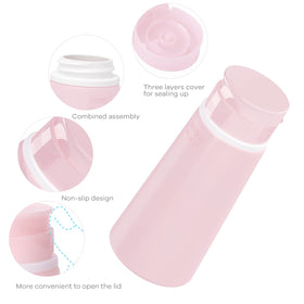 Valourgo silicone texture being squeezed for effortless dispensing benefit