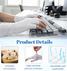 ValueBargain model using phone with gloves for convenience