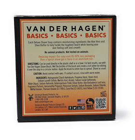 Creamy lather from Van Der Hagen soap in bowl demonstrating dense foam benefit