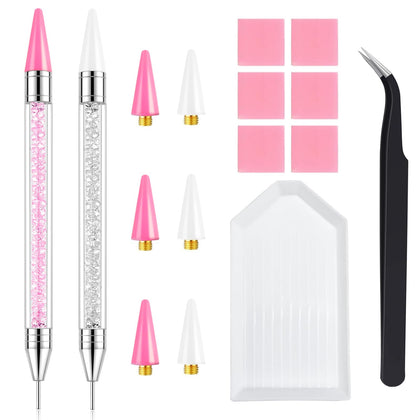 VANALIA front packaging showing full rhinestone picker kit and included tools for faster crafting