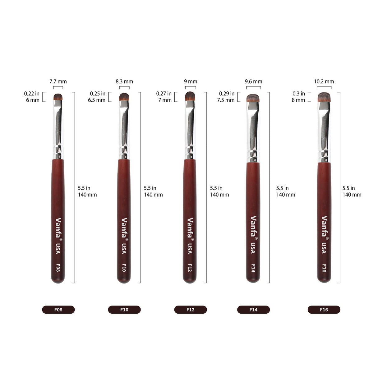 Vanfa brush cleaning gel edge in use for tidy French smile lines and clean cuticles