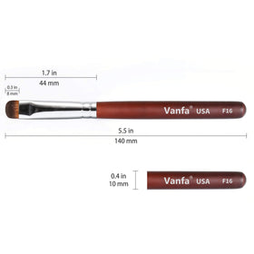 Vanfa packaging label view showing brand and model F16