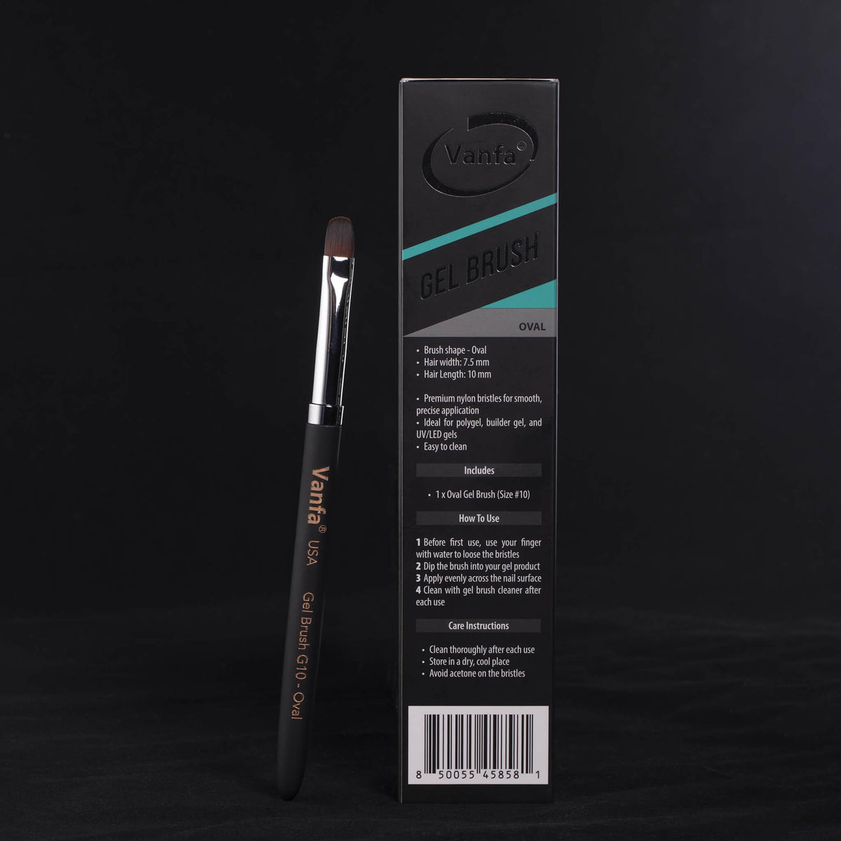 Vanfa G10 applying polygel for smooth sculpting and even coverage
