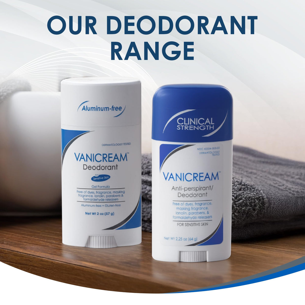 Back packaging with directions for Vanicream clear application guidance