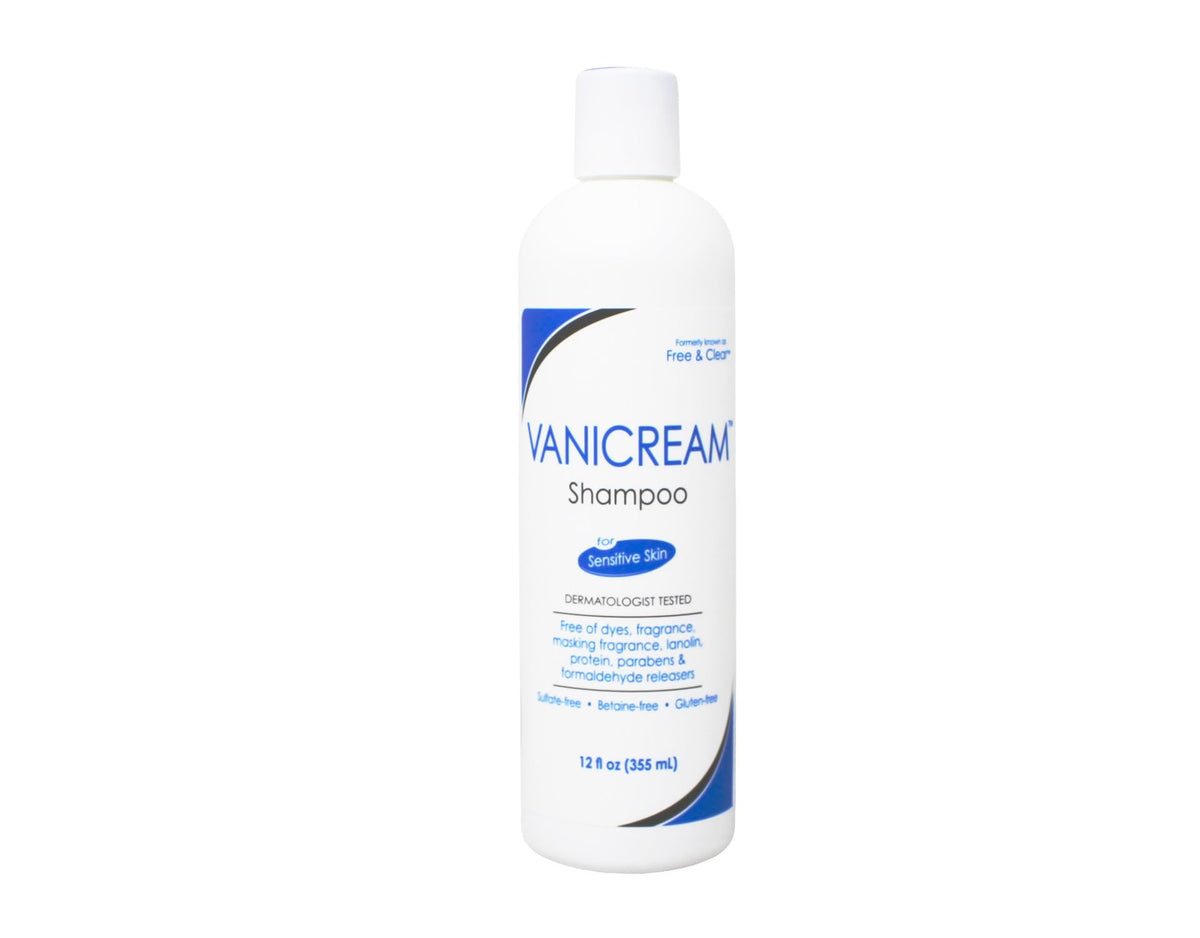 PHARMACEUTICAL SPECIALTIES Vanicream close-up label detail highlighting ingredient clarity