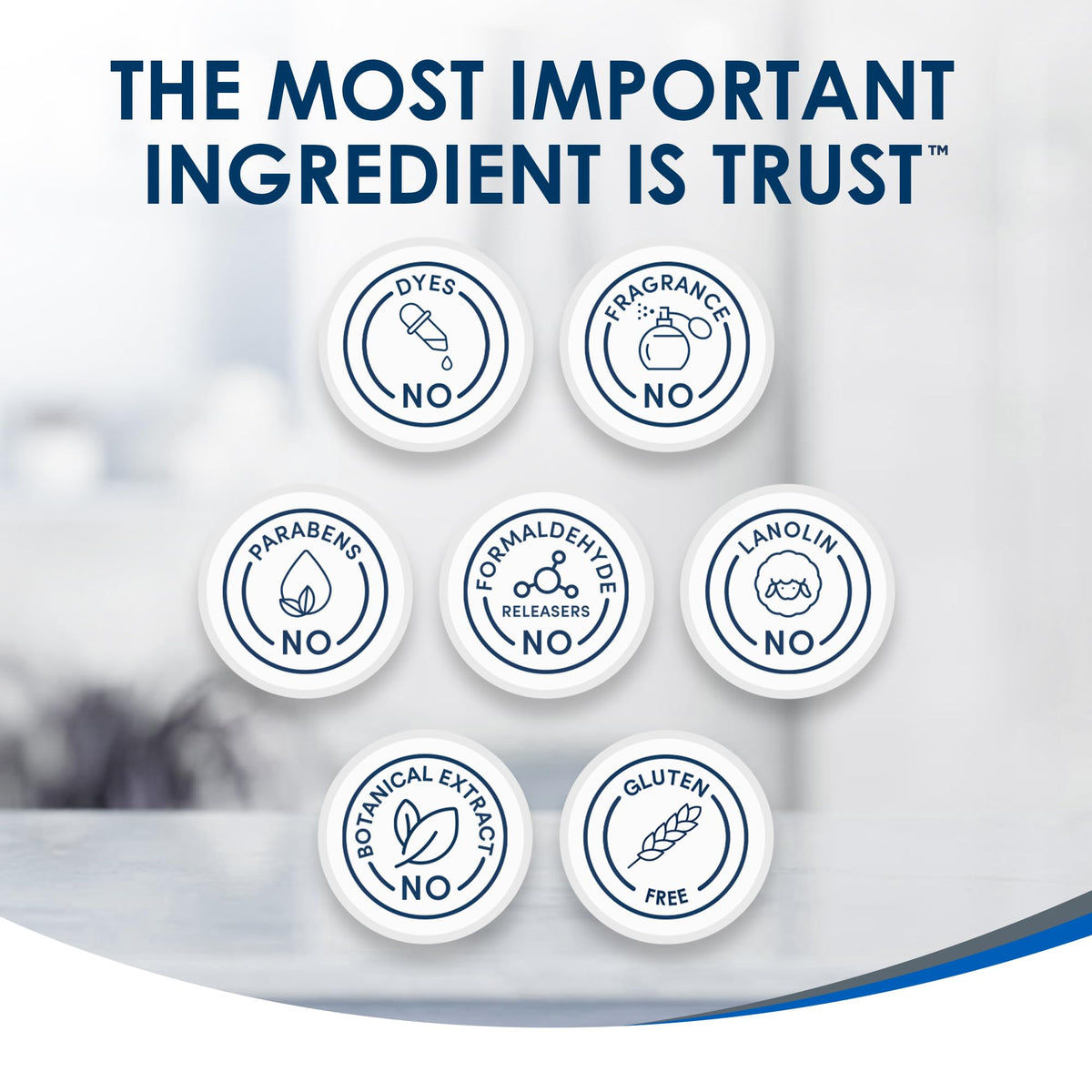 Vanicream used on face demonstrating non-comedogenic gentle care benefit