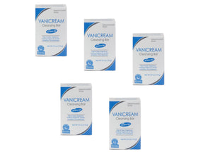 Vanicream front packaging showing five gentle cleansing bars for sensitive skin