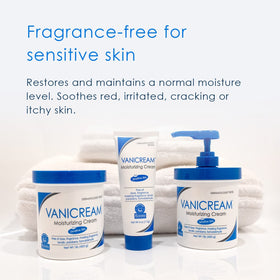 Vanicream smooth cream texture closeup illustrating easy spreadability