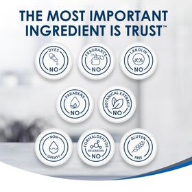 Vanicream deodorant on bathroom shelf indicating daily routine and sensitive-skin suitability
