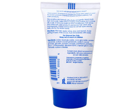 Vanicream duo inside travel toiletry bag indicating TSA-friendly convenience benefit