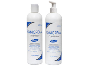 PHARMACEUTICAL SPECIALTIES Vanicream front packaging showing both 12 oz bottles and benefits