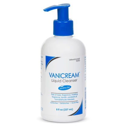 Vanicream front packaging showing bottle and label benefit gentle cleansing