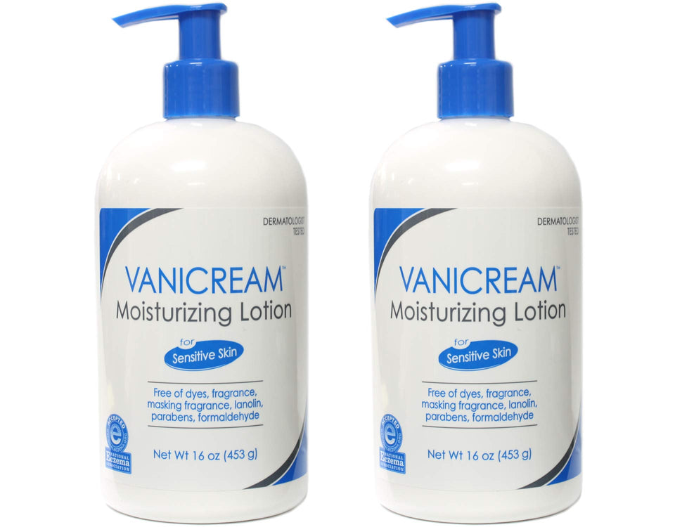 vanicream front packaging pump showing clean label and easy dispensing benefit