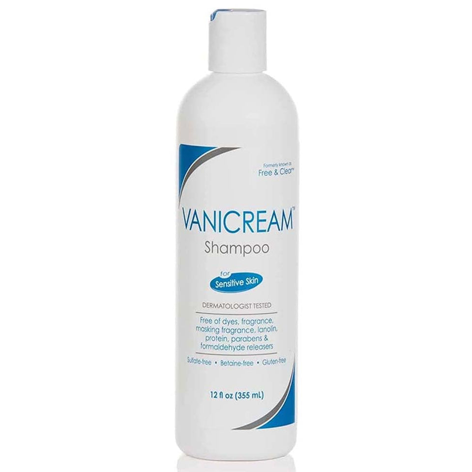 Vanicream front packaging showing label and pack of three for gentle cleansing