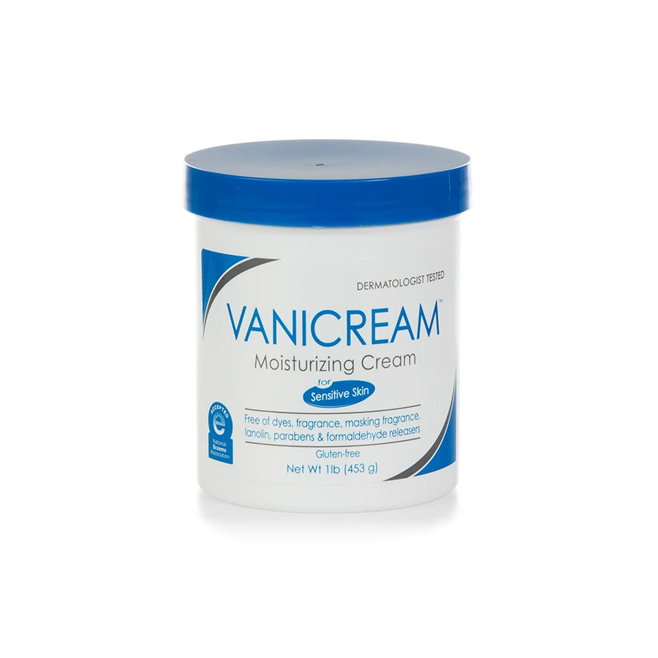 Vanicream front tub 1 lb showing packaging and generous size for long use
