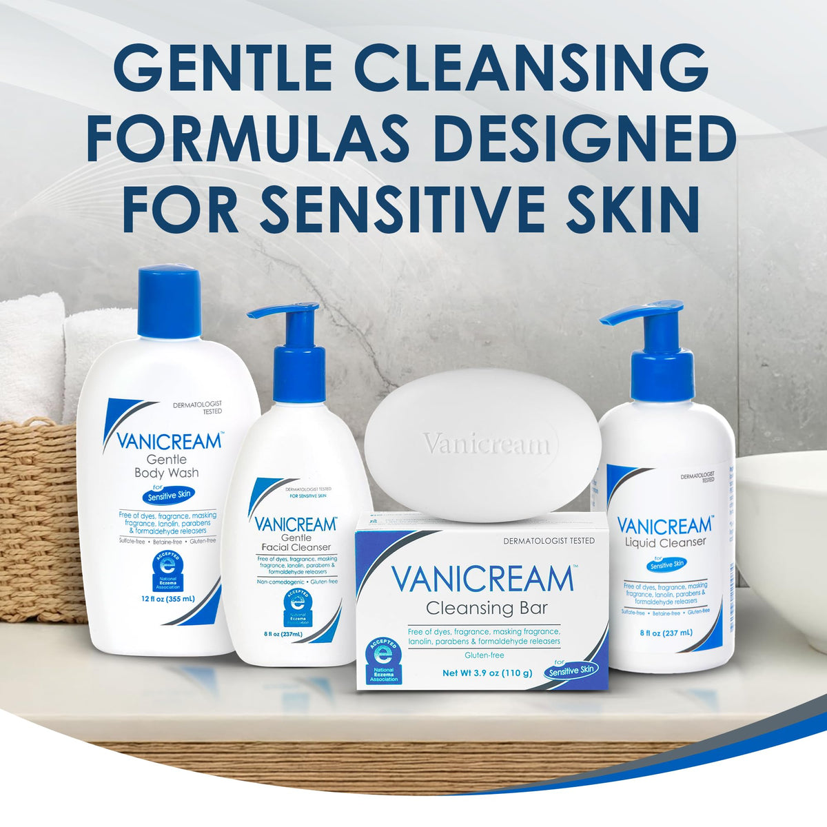Vanicream gluten-free symbol closeup indicating safe-for-sensitive-users benefit