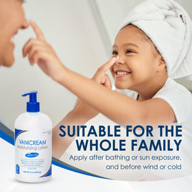 Applying Vanicream to hands to soothe dryness and restore comfort