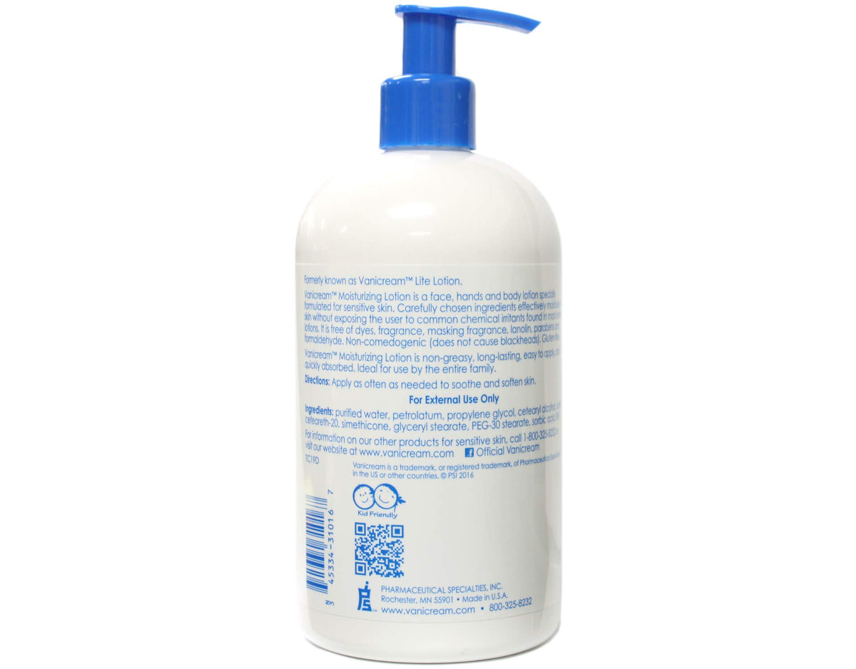 vanicream lotion texture closeup showing smooth, fast-absorbing consistency benefit