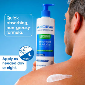 Product label close-up showing Vanicream ingredient clarity and trust