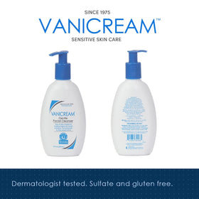 Vanicream pump close-up highlighting easy dispensing and spill-free control for convenience
