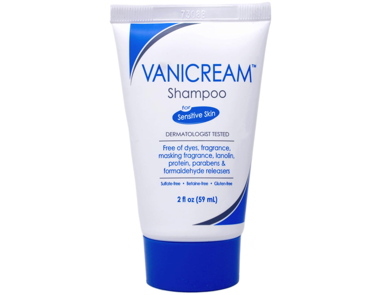 Vanicream conditioner cream texture showing smooth slip for detangling benefit