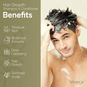 VANIDOX conditioner cream texture close-up showing rich hydration and detangling
