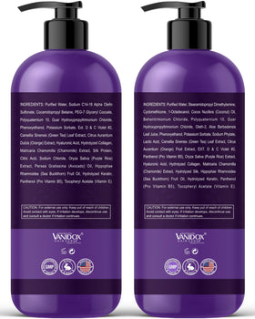 VANIDOX lifestyle bathroom routine showing set in use and salon-like results at home