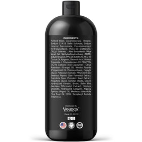 VANIDOX on shower shelf in lifestyle setting indicating daily routine fit benefit