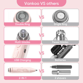 vankoo glow brow trimmer shaping eyebrow for accurate, salon style results