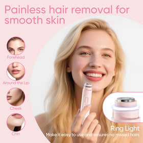 vankoo glow LED light in use revealing fine hairs for precise removal