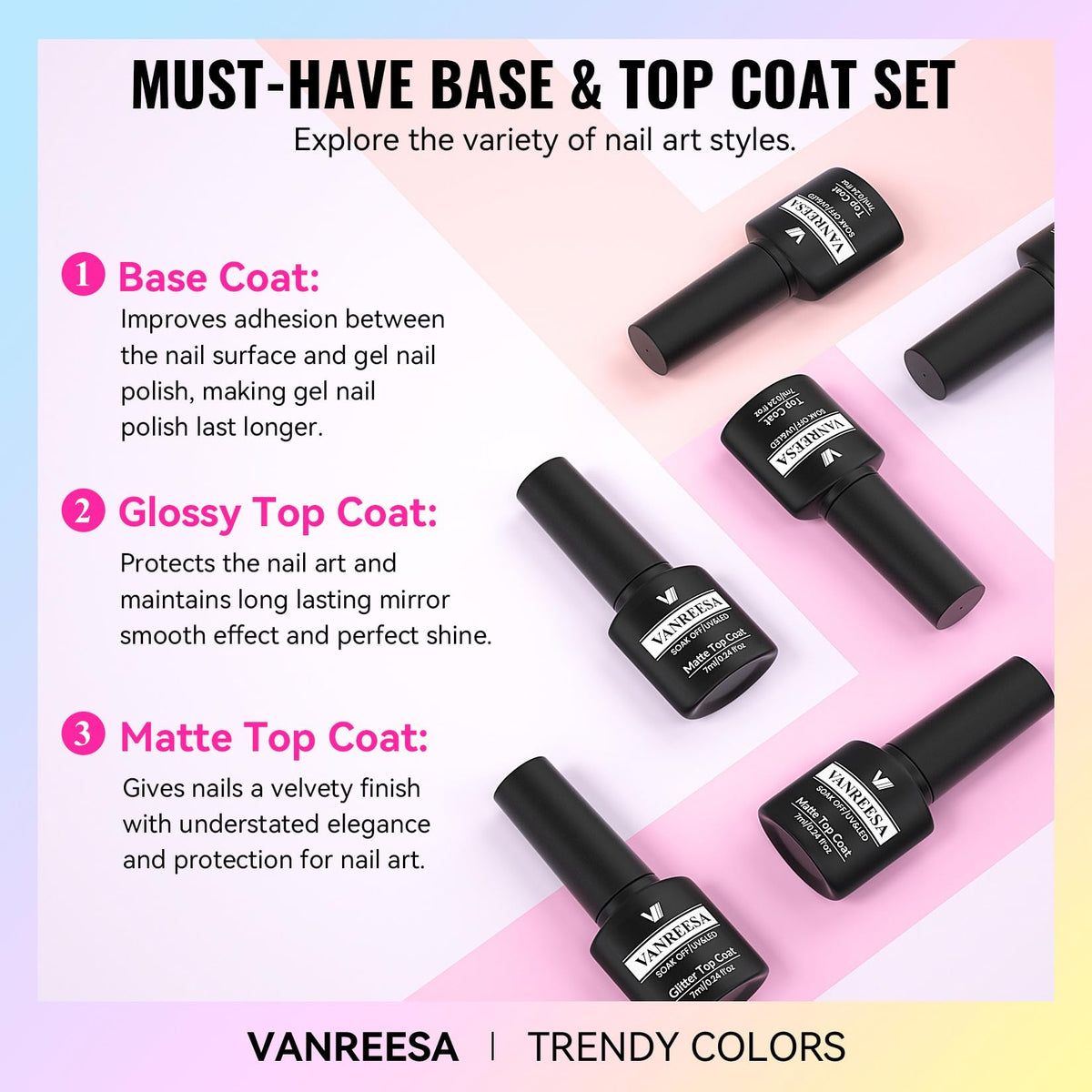 VANREESA application on nails in use demonstrating smooth, even coverage
