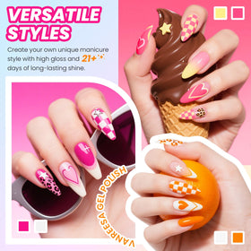 VANREESA base coat label detail showing preparation benefits for longer wear