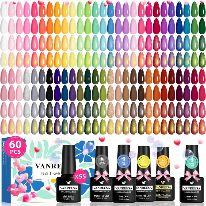 VANREESA front packaging showing full 60-piece kit, organized and gift-ready